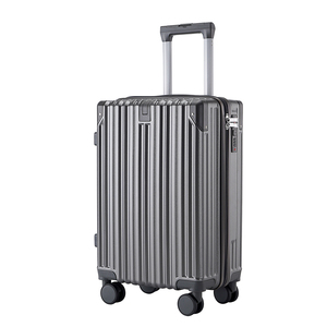 Set Valigie PC Business 20/24 Pollici Rosse con Cerniera, Trolley Rigido con Serratura TSA e Valigie da Viaggio Formato Bagaglio a Mano - Product Image 1