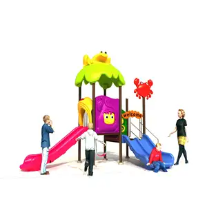 Parc d'attraction Jouets et accessoires de plein air Jeux de toboggan en plastique aire de jeux préscolaire pour enfants