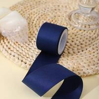 Ruban en polyester et coton mat de style coréen, double face, épaissi, pour nœuds DIY, 96 couleurs en stock, vente en gros