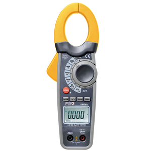 Multimètre numérique Zetek KM040, pince ampèremétrique, mesure de courant AC/DC, de tension et de température - Product Image 1