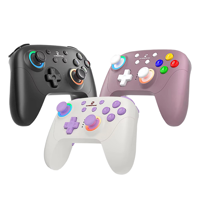 Anbernic RG P01 BT Portable Gaming Console Wireless 2.4GHz for /PC J Series Joystick Game Controller Featuring