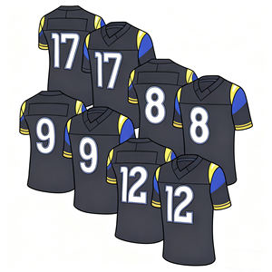 Kaus Rugby tim Los 25/26 ukuran Plus pria #8 Verse #9 Stafford #12 Nacua #17 Adams jahitan jersey sepak bola Amerika - Product Image 1