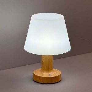 Lampe de chevet moderne rechargeable, style unique et portable, abat-jour blanc en forme de <span class=keywords><strong>champignon</strong></span>, avec fonction tactile - Product Image 2