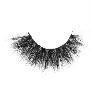 Create Your Own Lashes Brand 10mm 12mm 15mm 20mm Natural Mink 3d Fur Lashes Strips Wholesale Mink Eyelashes Vendor