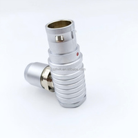 Compatible avec les fiches d'aviation de la série B d'origine 3B 24 broches FHG Connecteur autobloquant à angle droit à poussée-tirage