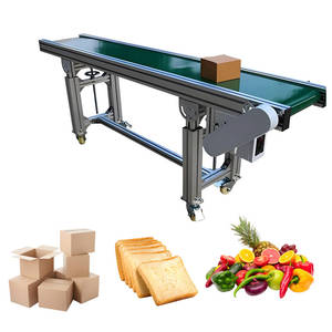 New Food Grade PVC Green <strong>Belt</strong> <strong>Conveyor</strong> Factory Custom <strong>Mini</strong> <strong>Belt</strong> <strong>Conveyor</strong> Table High Efficiency Heat Resistant Adjustable Speed - Product Image 5