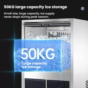 เครื่องทำน้ำแข็ง VOKA <span class=keywords><strong>VK</strong></span>-GQ80 ความจุ 80 กก./วัน โหมดประห<span class=keywords><strong>ย</strong></span>ัดพลังงาน ระบบละลา<span class=keywords><strong>ย</strong></span>น้ำแข็งอัตโนมัติ ฟังก์ชั่นตั้งเวลาล่วงหน้า ระบบดิจิตอล - Product Image 4