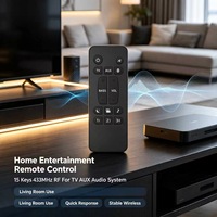 Télécommande RF JCXK 15 touches 433 MHz pour téléviseur intelligent