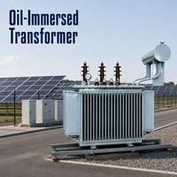 Transformateurs de distribution de puissance triphasés immergés dans l'huile modèle S11 30kVA 63kVA 80kVA 125kVA 6.3kV 10kV 480V