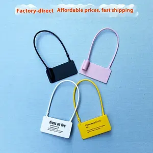Etiquetas <span class=keywords><strong>de</strong></span> seguridad <span class=keywords><strong>de</strong></span> plástico desechables con bloqueo antirrobo, diseño a prueba <span class=keywords><strong>de</strong></span> manipulaciones y etiquetas <span class=keywords><strong>de</strong></span> identificación <span class=keywords><strong>de</strong></span> cupones <span class=keywords><strong>de</strong></span> devolución para bolsos/ropa - Product Image 2