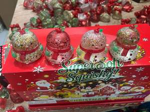 Hot Sale Christmas Squishy <b>Toy</b> Set Soft Squeeze <b>Fidget</b> Sensory <b>Toys</b> Holiday Novelty Gift Assorted Designs - Product Image 6