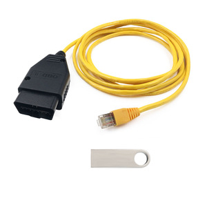 Para BMW Enet Ethernet ESYS iCOM codificación OBD2 adaptador de conector de 16 pines Cable OBDII de diagnóstico de coche con función de probador de batería - Product Image 6