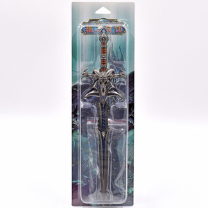 Chất Lượng Cao Kim Loại Hợp Kim Wows Frostmournes Thanh Kiếm 30Cm Trò Chơi Phòng Trang Trí Cosplay Kim Loại Mô Hình Thanh Kiếm Đồ Chơi - Product Image 2