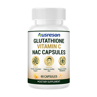 Capsules de L-glutathion 500mg et Collagène 1000mg en Gros pour OEM – Complément Éclaircissant pour la Peau avec Vitamine C et NAC