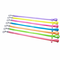 Laisse pour chien en silicone ALFAPET AP-8119, étanche, anti-poils, boucle de toilettage réglable, 7 couleurs