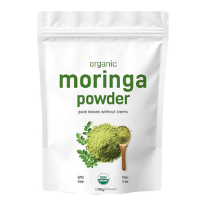 Fabrieksprijs Biologische Moringa Bladpoeder Bulk Puur Natuurlijke Kruiden Superfood Oem Odm Lage Moq - Product Image 1