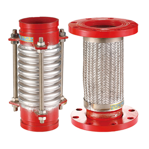 TF JZBW-16/25C <strong>Flange</strong> Grooved Painted Surface Stainless Steel Expansion Joint for Water Medium Manual PN10/16/25 - Product Image 1