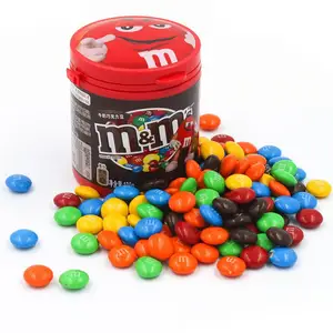 wholesale peanut chocolate beans colorful sweet M&M 100G exotic beans flavor milk beans