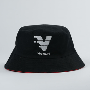 Chapeau seau réversible des <span class=keywords><strong>deux</strong></span> côtés avec logos de broderie personnalisés, chapeau Bob réversible 100% en coton biologique avec logo personnalisé - Product Image 5