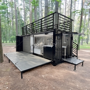 Contenedor Marítimo Móvil Contemporáneo para Restaurante de Helados, Bar de Playa, Cafetería Prefabricada, Resistente y Duradero - Product Image 5