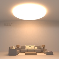 Plafonnier led intelligent sans cadre, 36w, intensité et couleur de lumière réglables, lampe de plafond avec pilote LIFUD, 1 unité