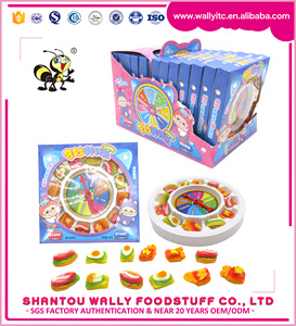 Interaktives Roulette-Rad Gummibärchen Sortierte Lebensmittelförmige Gel-Bonbons Spielzeug für Kinderpartys und Snacks - Product Image 2