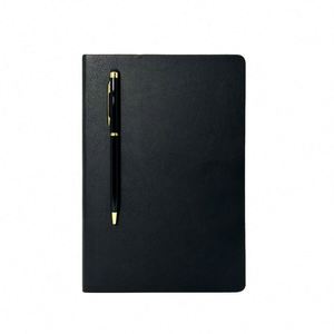 Wholesale <b>Sewing</b> Binding Custom Hardcover Leather Cover Planner Customizable Notebook A5 Pen Stationery School Supplies - Product Image 3