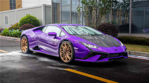 ชุดแต่งตัวถัง Huracan รุ่นใหม่ สไตล์ AE ฝาครอบห้องเครื่องยนต์คาร์บอนไฟเบอร์แบบยึดด้วยสกรู - Product Image 2