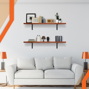 Supports <span class=keywords><strong>d</strong></span>'étagères robustes avec Support métallique noir supports <span class=keywords><strong>d</strong></span>'<span class=keywords><strong>angle</strong></span> pour étagères L supports <span class=keywords><strong>d</strong></span>'étagères flottantes robustes - Product Image 6