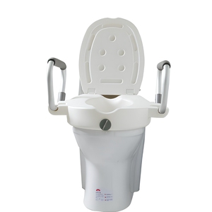 Barres d'appui universelles pour toilettes, pour personnes âgées, handicapées et femmes enceintes, dispositif <span class=keywords><strong>de</strong></span> surélévation portable, capacité 150 kg, finition lisse - Product Image 1