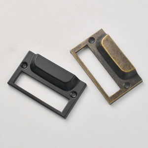 Antique Style Zinc Alloy Drawer Handle Black Bronze Traditional Cabinet Pull For Kitchen Cabinet Parts - Product Image 3