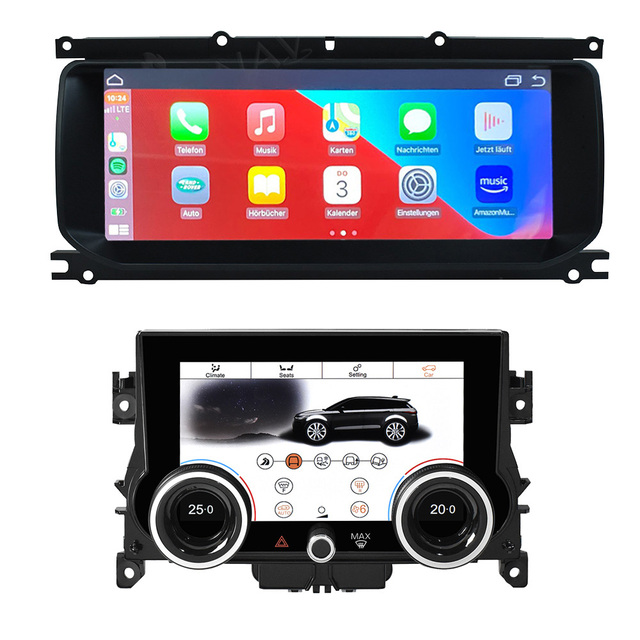 10.25 Inch Touch Screen Android Auto GPS Navigation Built-in WiFi CarPlay 1 Year for Land Rover Range Rover Evoque Automotive