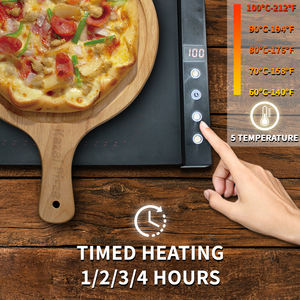 Warmhoudbakken Voor Buffetten Partij Siliconen Verwarmingsmat Voor Voedsel Met 6 Temperatuurinstellingen Oprolbare Voedselwarmer Plaat Voor Sabbat - Product Image 2