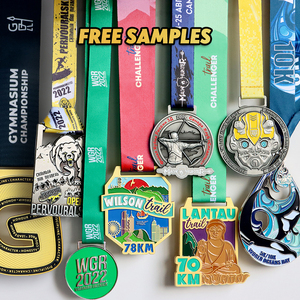 Tùy chỉnh kim loại quần áo thiết kế lễ hội huy chương sư tử huy chương Câu lạc bộ rồng thuyền chủng tộc - Product Image 2