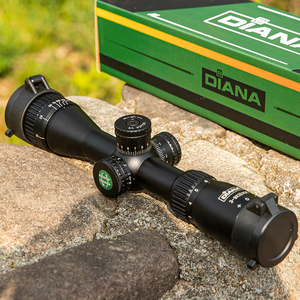 Mira Óptica Ajustable <span class=keywords><strong>DIANA</strong></span> HY 3-9X32 AOE con Iluminación Verde y Roja para Caza - Product Image 2