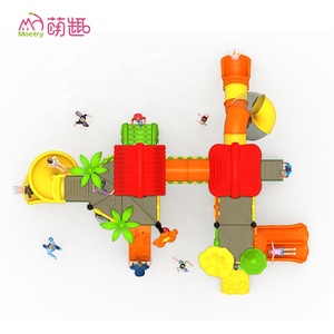 Moetry di Plastica Parco Giochi All'aperto Attrezzature per la Scuola Materna e Residenziale Parco