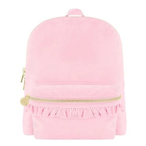 Mochila con parche de letras de chenilla <span class=keywords><strong>para</strong></span> la escuela, <span class=keywords><strong>mochilas</strong></span> con volantes, mochila de PANA con logotipo personalizado <span class=keywords><strong>para</strong></span> niñas - Product Image 2