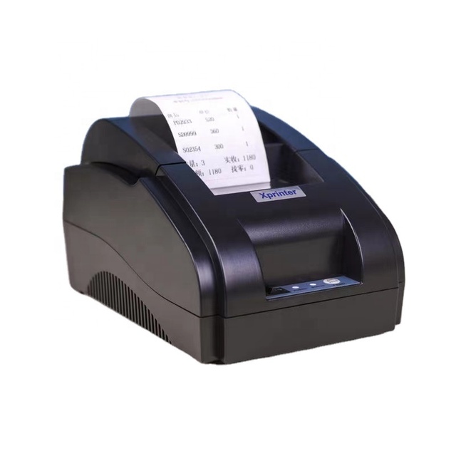 58MM Thermal Receipt Printer 2 Inch Receipt Printer Restaurant Menu Food Receipt XP-58IIH Mini Desktop