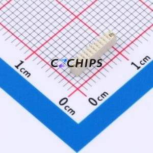 ZX-0.8-9PWT Wire-to-Board Pin Header SMD,P=0.8mm,Horizontal Mount Connector 1x9P 0.8mm Horizontal Mount 9P - Product Image 2