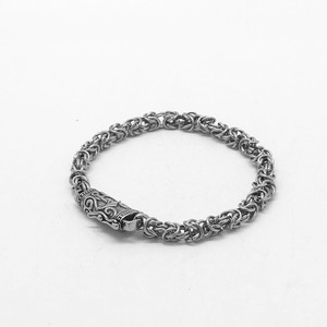 สร้อยข้อมือสมอเรือเงินธิเบตของผู้ชายสร้อยข้อมือแฟชั่น - Product Image 5