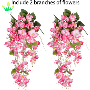 <span class=keywords><strong>ต้น</strong></span>ไม้เทียมแขวนดอกไม้สำหรับฤดูใบไม้ร่วงใบไม้ร่วงต้น<span class=keywords><strong>ชบา</strong></span>ทำจากผ้าไหมเถายาวสำหรับปลูก<span class=keywords><strong>ต้น</strong></span>ไม้หน้าบ้านลานระเบียง - Product Image 3