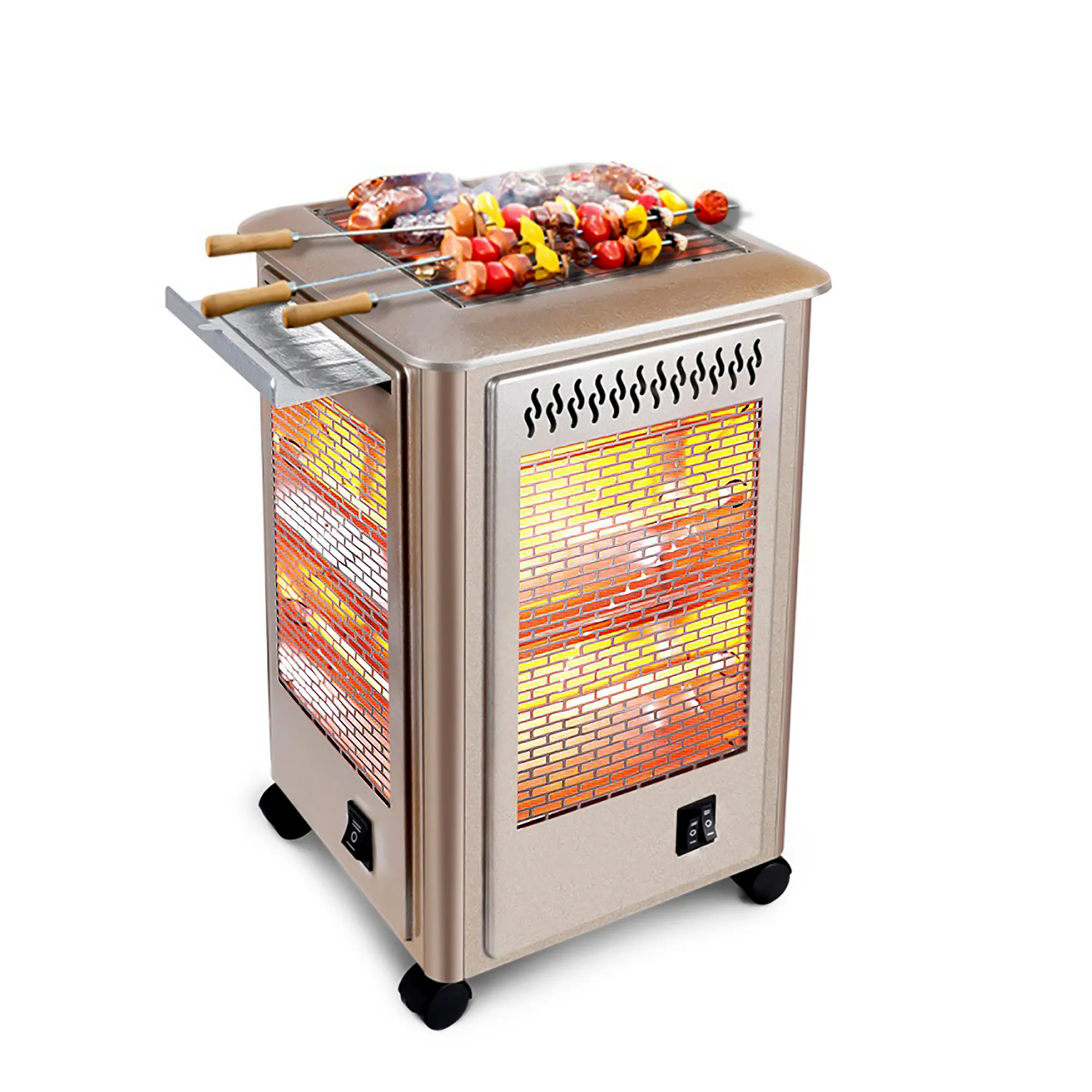 Riscaldatore elettrico della stanza dell'elemento al quarzo di nuova qualità di Design riscaldamento a infrarossi con funzione Barbecue