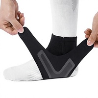Attelle de cheville réglable et respirante en Spandex et Nylon pour la compression, la protection et le soutien – Idéale pour le basketball, la course et les sports – Unisexe
