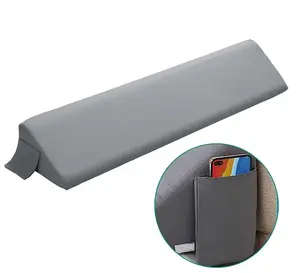 Custom memory foam Twin Size Bed Wedge Pillow for Headboard Gap Mattress Gap Filler Headboard Bolster Pillow Bed Gap Filler