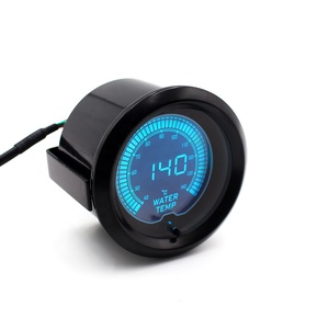 2 inç 52mm <span class=keywords><strong>Evo</strong></span> 7 Renkli LCD Su Sıcaklık Göstergesi 40-140 Santigrat ABS+Metal+Cam Evrensel Uyum - Product Image 3