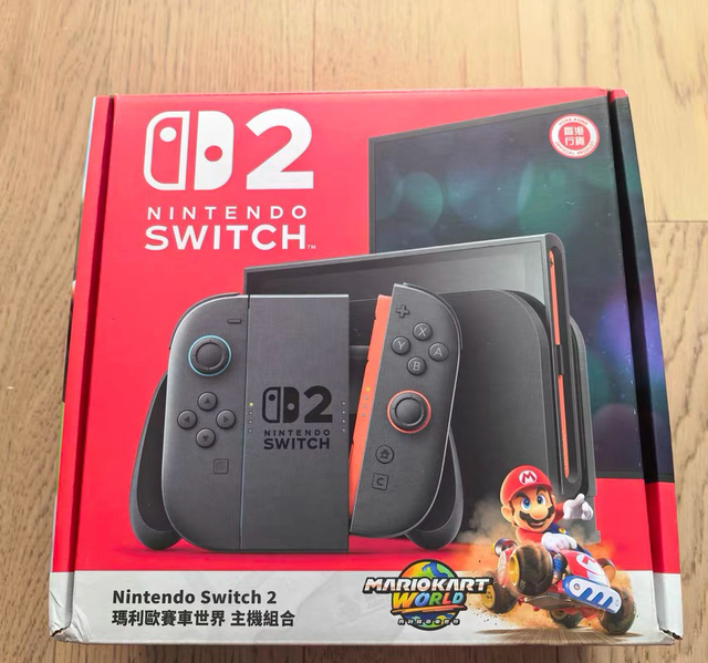 Original Switch 2 Console 256GB Mario Kart World Game Wi-Fi Communication Touch Screen HDR VRR 120fps Smooth Game Play