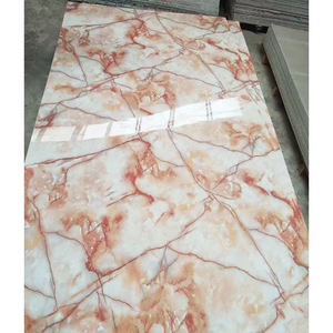 Usine chinoise Texture de marbre ignifuge haute brillance facile à nettoyer Panneau mural décoratif durable Matériau Panneau d'<span class=keywords><strong>imitation</strong></span> marbre - Product Image 6