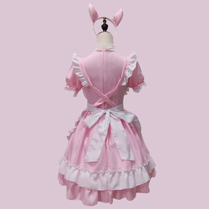 Disfraz Sexy de Sirvienta para Mujer, Vestido de Princesa con Encaje, Disfraz de <span class=keywords><strong>Anime</strong></span> para Cosplay, Halloween, Carnaval, Fiesta, Club, Cafetería, Uniforme de Trabajo - Product Image 3