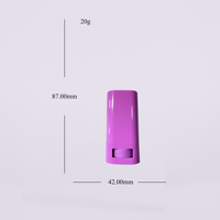 Contenant vide personnalisable de 20g pour déodorant en stick, à mécanisme rotatif, en plastique, pour l'élimination des odeurs corporelles - Vente chaude
