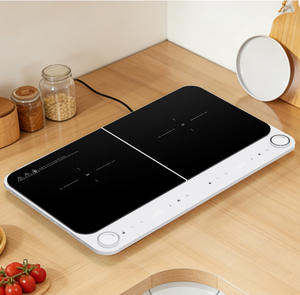 Estufa eléctrica, aparato de cocina, <span class=keywords><strong>2</strong></span> quemadores de calefacción, estufa de pie infrarroja de inducción, placa eléctrica personalizada de <span class=keywords><strong>2</strong></span> quemadores - Product Image 1